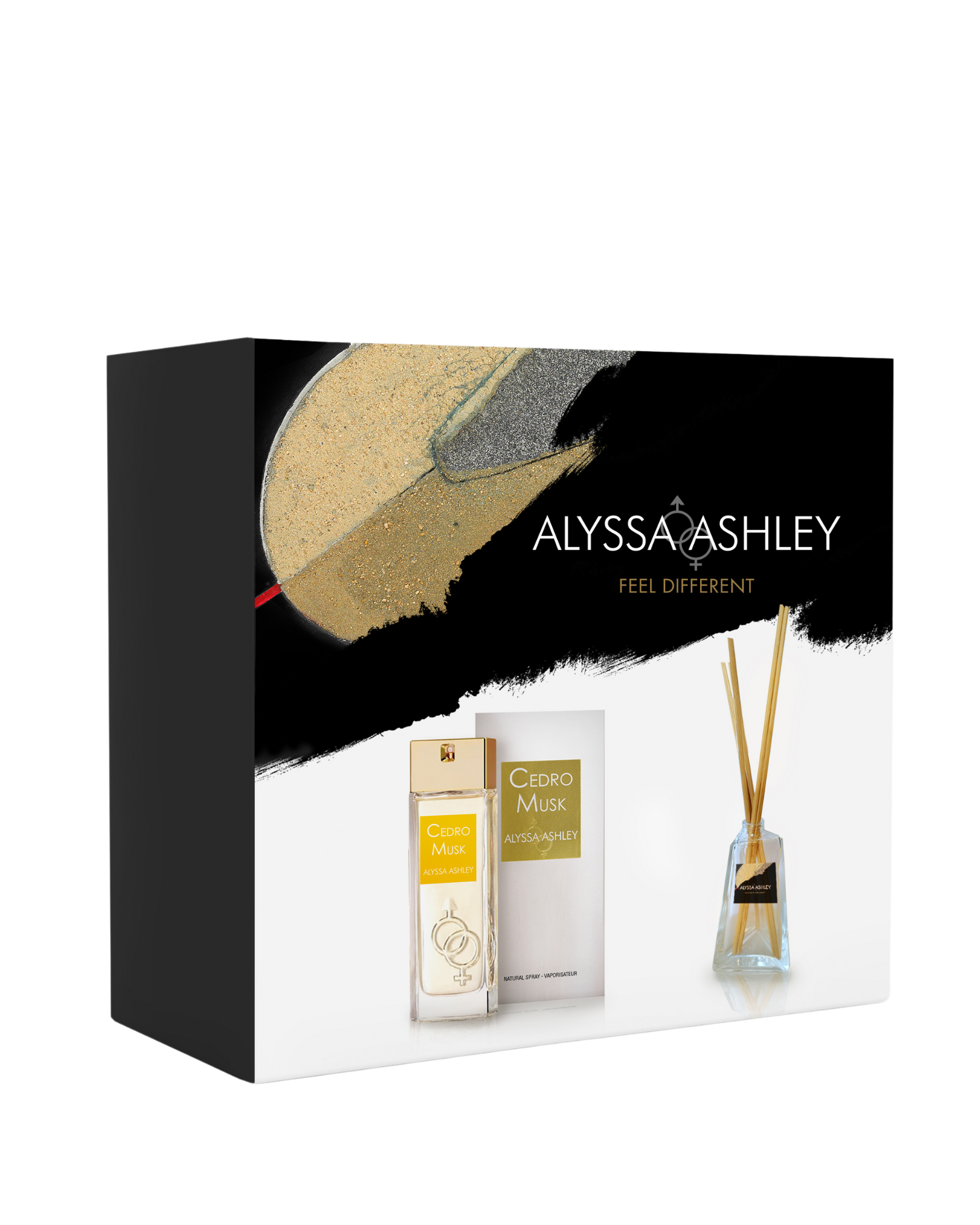 Cedro Musk + scented home diffuser set