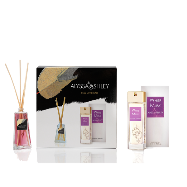 White Musk scented home diffuser set