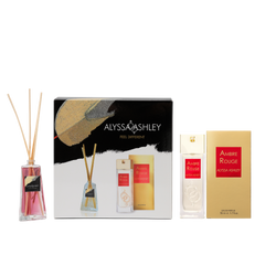 Ambre Rouge + scented home diffuser set