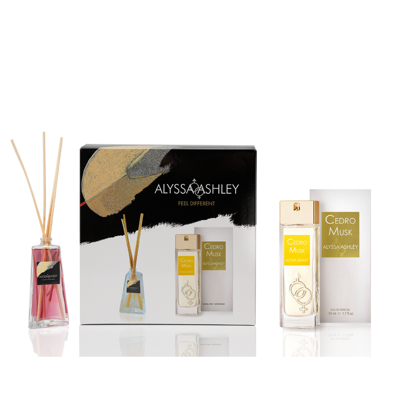Cedro Musk + scented home diffuser set