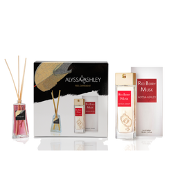 Redberry Musk + scented home diffuser set