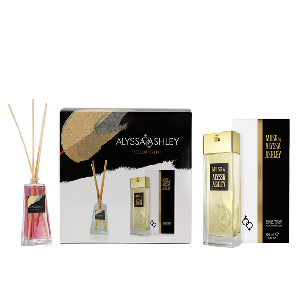 Musk + scented home diffuser set